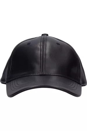 Stand Studio Cia Faux Leather Grainy Baseball Hat