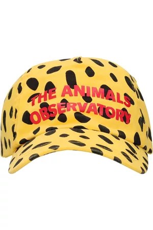 The Animals Observatory Girls Hats - Cheetah Print Cotton Baseball Hat