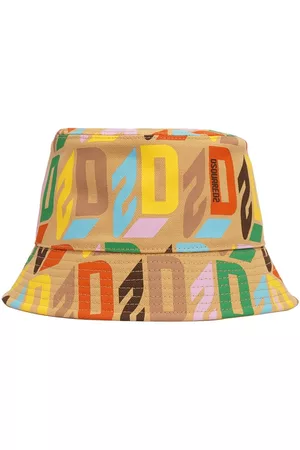 Dsquared2 Women Hats - D2 Monogram Cotton Bucket Hat