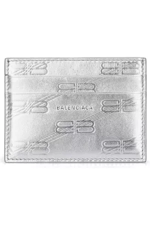 Balenciaga Embossed Leather Card Holder
