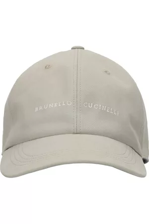 Brunello Cucinelli Men Hats - Embroidered Logo Baseball Hat