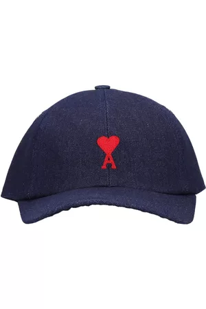 Ami Adc Embroidered Denim Hat