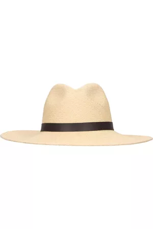 Janessa Leone Gloria Straw Fedora Hat