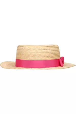 Il gufo Girls Hats - Straw Hat W/ Bow
