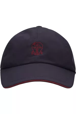 Brunello Cucinelli Men Hats - Embroidered Logo Baseball Hat