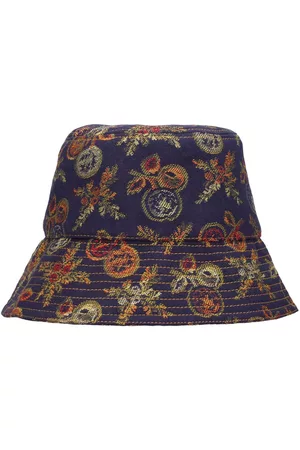 Etro Jacquard Print Denim Bucket Hat