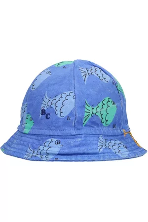 Bobo Choses Fish Print Cotton Gabardine Bucket Hat