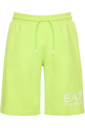 EA7 Visibility Cotton Sweat Shorts
