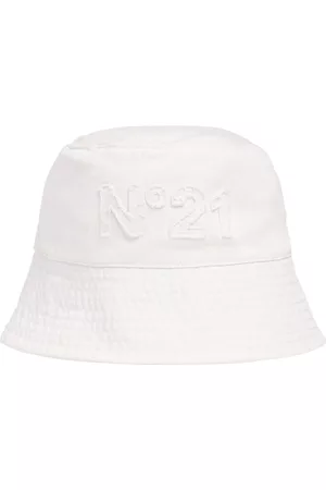 Nº21 Cotton Bucket Hat W/ Logo Patch
