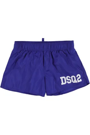 Dsquared2 Logo Print Nylon Swim Shorts