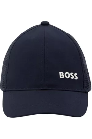 HUGO BOSS Rubberized Logo Baseball Hat