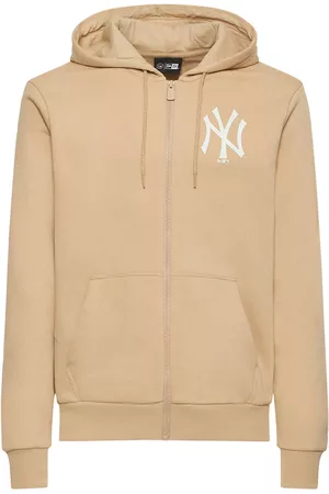 New Era – New York Yankees – Sweatshirt mit geteiltem Design in Marineblau  und mit Nadelstreifen, exklusiv bei ASOS