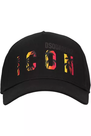 Dsquared2 Cotton Gabardine Baseball Cap W/ Logo