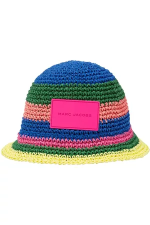 Marc Jacobs Color Block Crochet Bucket Hat