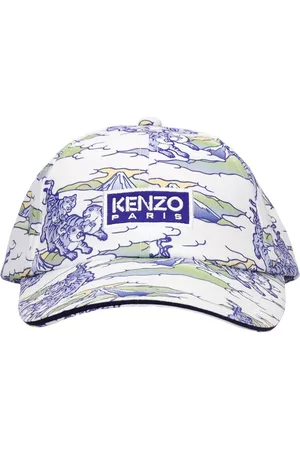 Kenzo Boys Hats - Printed Cotton Baseball Hat