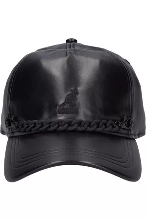 Kangol Chain Faux Leather Baseball Hat
