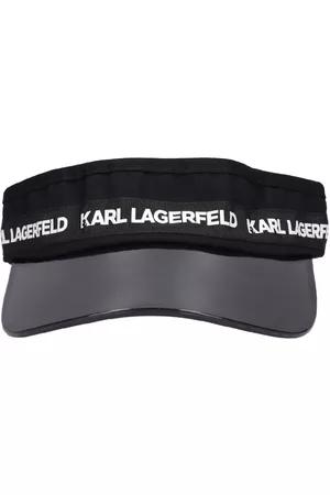 Karl Lagerfeld Cotton Twill Visor W/ Logo