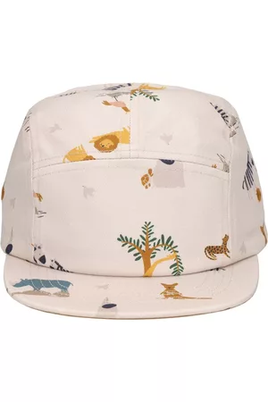 Liewood Girls Hats - Animals Print Organic Cotton Hat