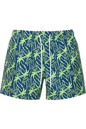 Sundek Men Swim Shorts - Printed Light Recycled Poly Swim Shorts