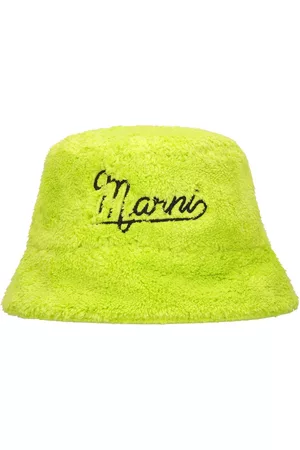 Marni Men Hats - Logo Sponge Bucket Hat