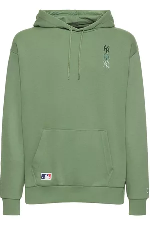 NEW ERA LEAGUE ESSENTIALS ZIP HOODIE NY YANKEES DARK GREEN