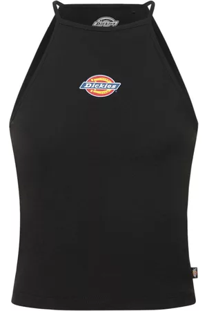 Dickies Women Vests & Camis - Chain Lake Vest Stretch Cotton Tank Top