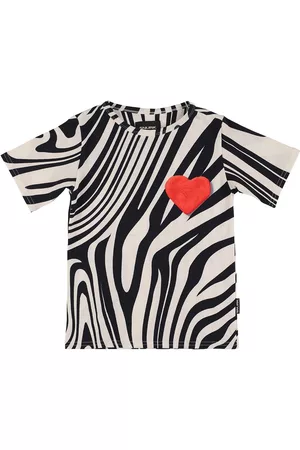 Snurk Girls Shorts - Zebra Organic Cotton T-shirt & Shorts