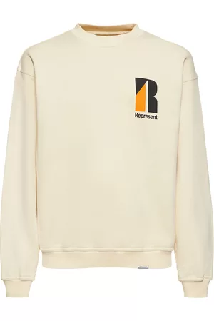Represent Men Sweatshirts - Decade Of Spirit Cotton Crew Sweatshirt