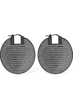SO-LE STUDIO Geo Leather Earrings