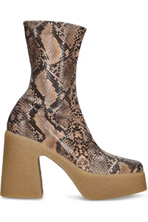 Stella McCartney 115mm Skyla Python Print Ankle Boots