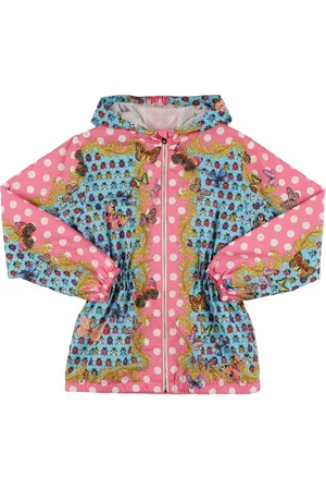 VERSACE Printed Hooded Jacket