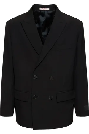 VALENTINO Double Breast Wool Blazer