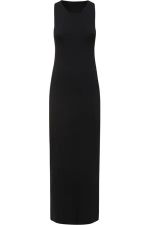 MATTEAU Open Back Viscose Knit Maxi Dress