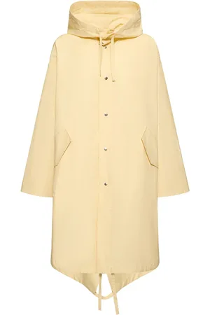 Jil Sander Logo Printed Cotton Canvas Parka