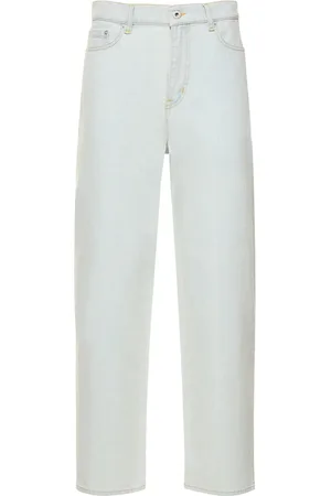 Kenzo Stone Bleached Cotton Denim Jeans