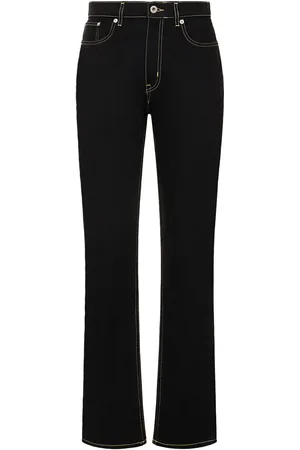 Kenzo Asagao Straight Fit Cotton Jeans