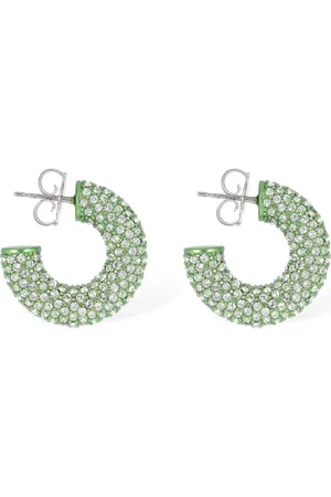 Amina Muaddi Cameron Small Hoop Earrings