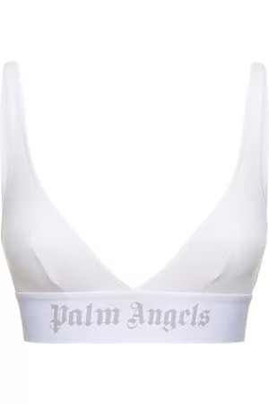 Palm Angels Purple New Classic Sport Bra 'Burgundy White