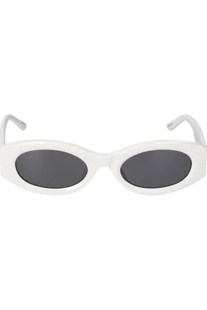 The Attico Berta Oval Acetate Sunglasses