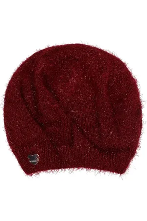 MONNALISA Fuzzy Knit Lurex Hat
