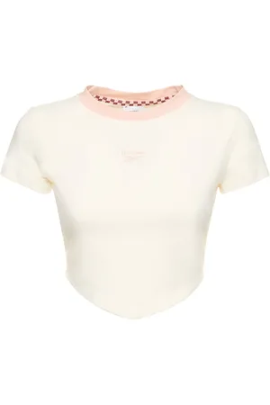 Reebok Classic Stretch Cotton Cropped T-shirt