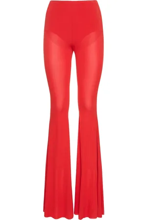 GIUSEPPE DI MORABITO Stretch Viscose Jersey Flared Pants