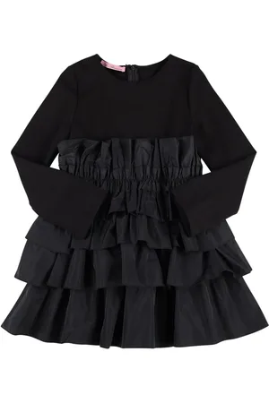 MISS BLUMARINE Punto Milano & Poplin Dress