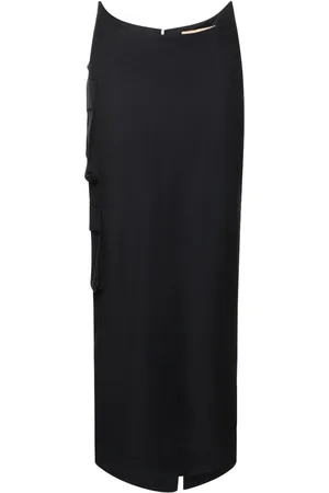 AYA MUSE Stok Wool Midi Skirt