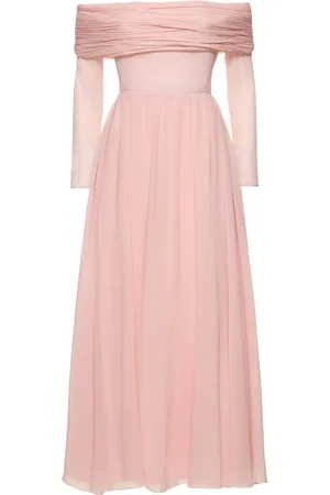 Giambattista Valli Silk Georgette Off-the-shoulder Dress
