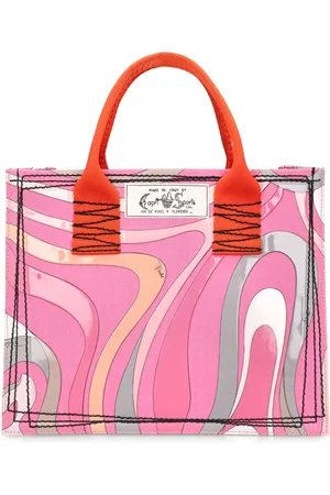 Puccini Small 3d Print Denim Tote Bag