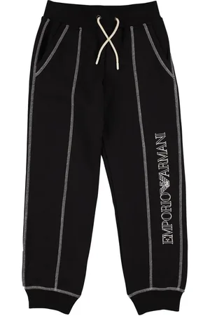 Emporio Armani Organic Cotton Sweatpants W/logo