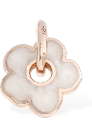 Dodo 9kt Rose Gold & Mop Effect Flower Charm