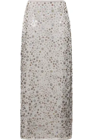 Saks Potts Lynn Embellished Midi Skirt