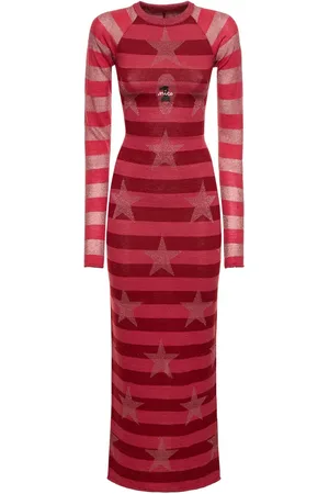 CORMIO Shunsuke Embroidered Long Knit Dress